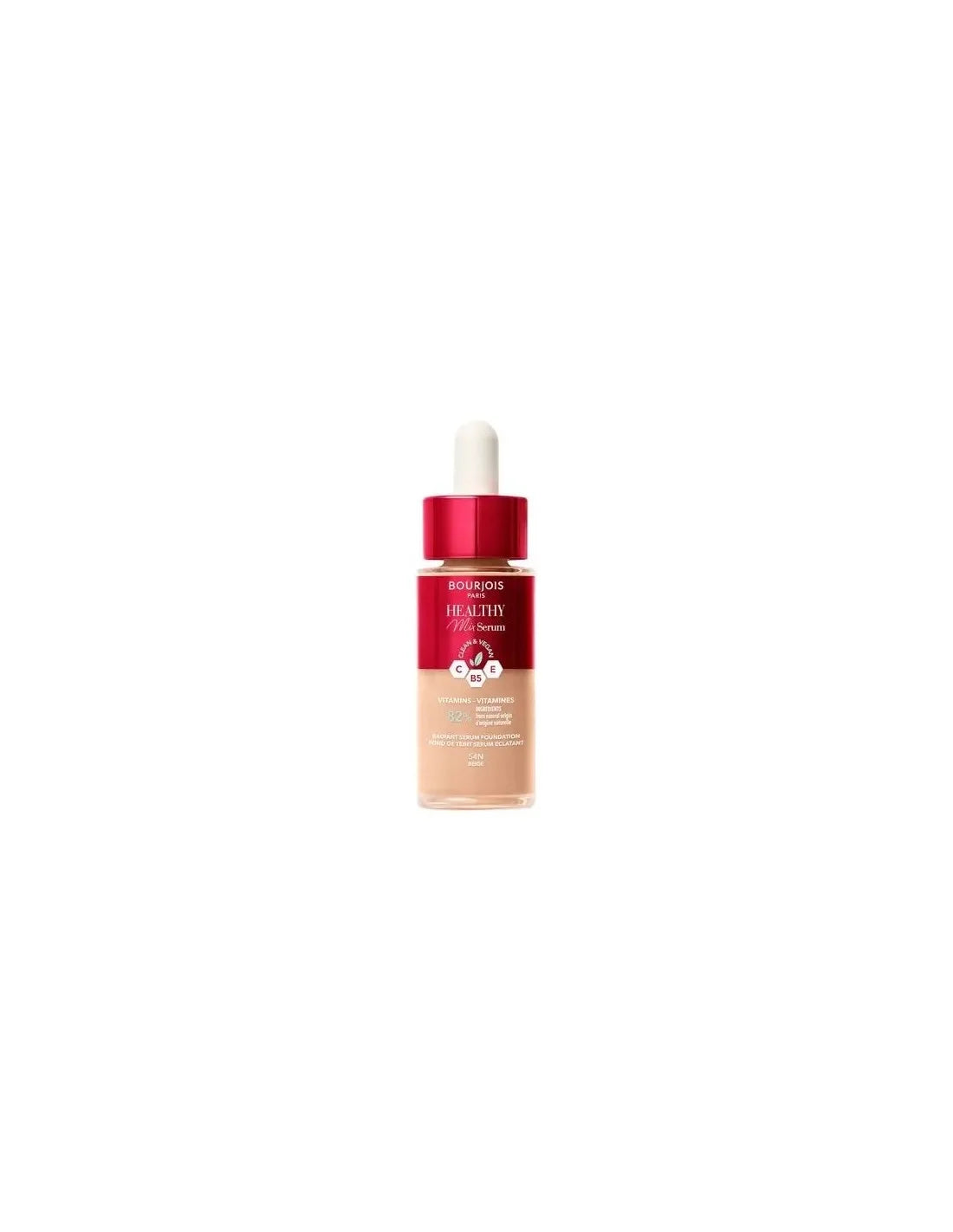 Bourjois Healthy Mix Serum Foundation Base De Maquillaje 54n-Beige 30ml
