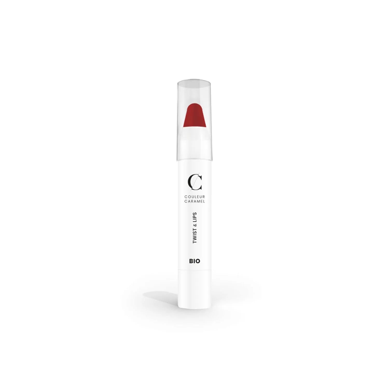 Couleur Caramel Twist y Lips Barra De Labios 407 Glossy Red 1un - By Mio Perfumería