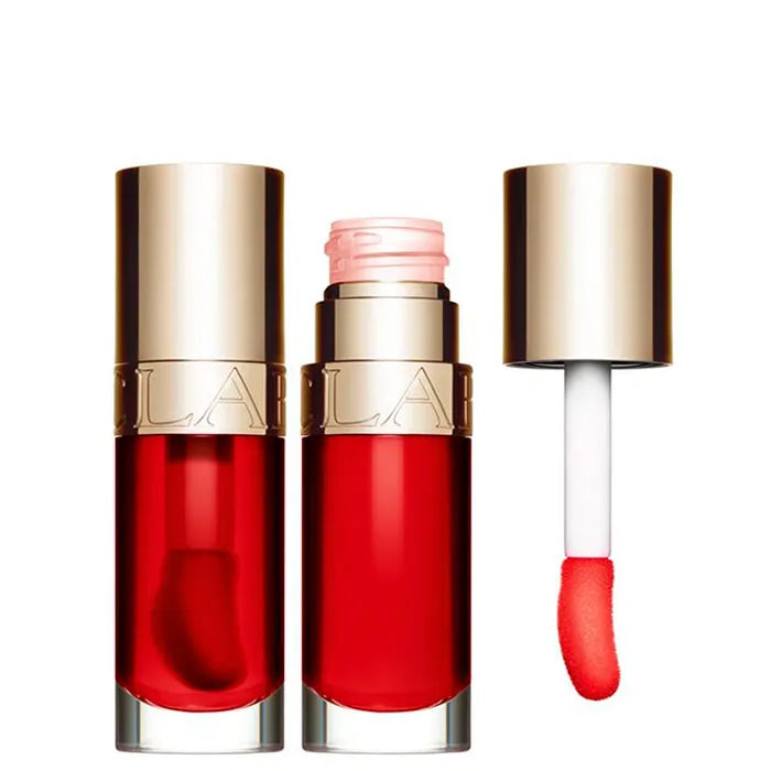 Clarins Lip Comfort Oil 08 Strawberry 7ml - By Mio Perfumería
