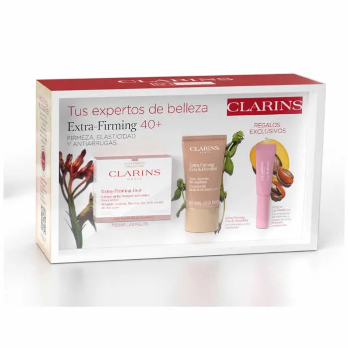 Clarins Extra-Firming Day Cream All Skin Types 50ml Set 3 Pieces - By Mio Perfumería