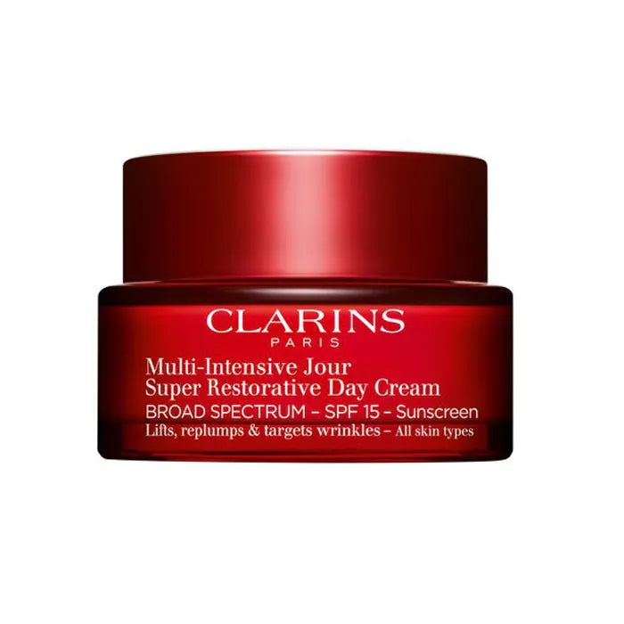 Clarins Super Restorative Day Cream Spf15 All Skin Types 50ml - By Mio Perfumería