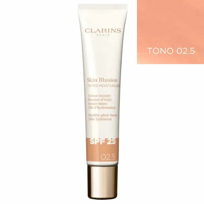 Clarins Skin Illusion Tinted Moisturizer Spf25 02.5 40ml - By Mio Perfumería