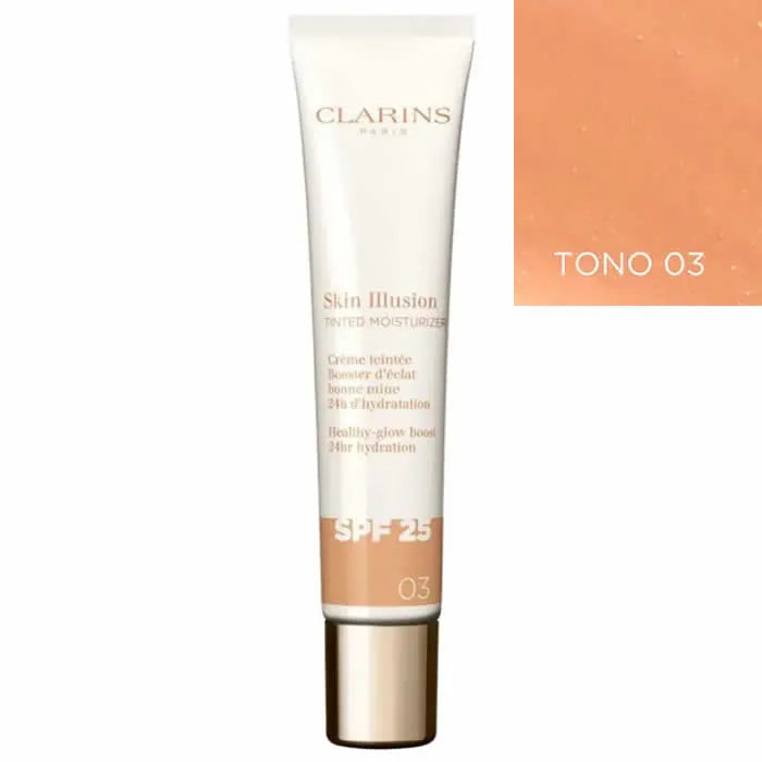 Clarins Skin Illusion Tinted Moisturizer Spf25 03 40ml - By Mio Perfumería