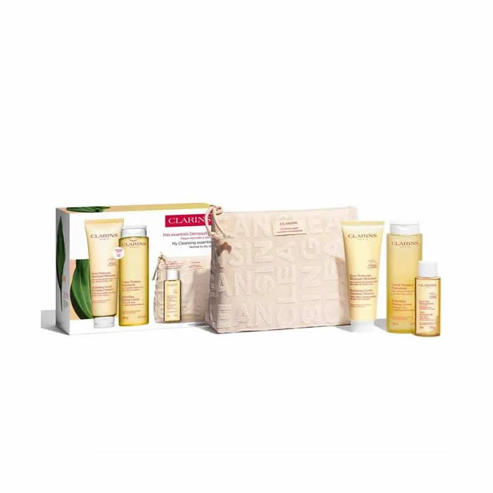 Clarins Hydrating Gentle Foaming Cleanser 125ml Set 4 Pieces - By Mio Perfumería