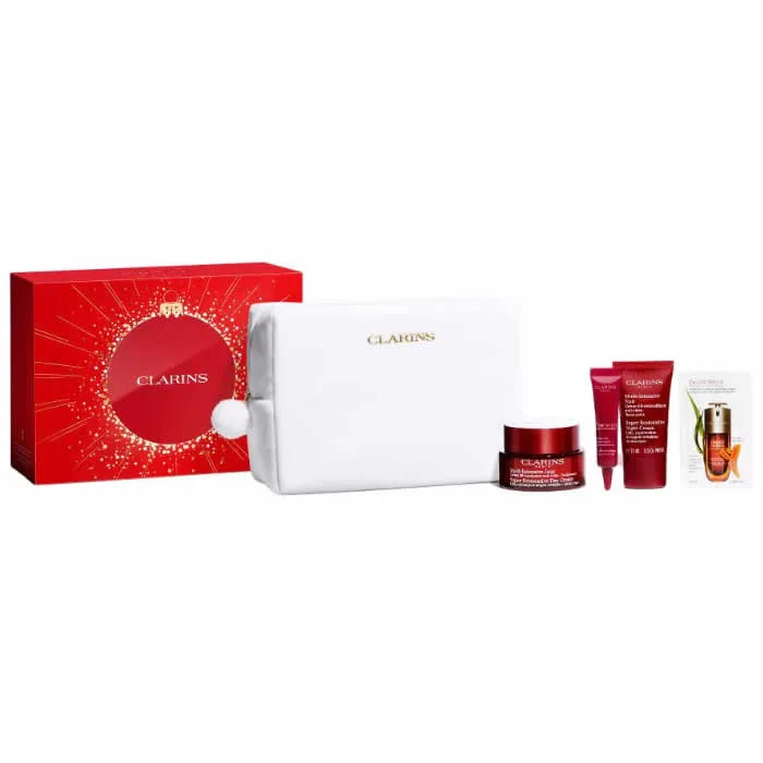 Clarins Super Restorative Day Cream All Skin Types 50ml Set 5 Pieces - By Mio Perfumería