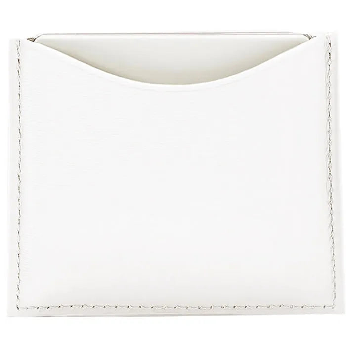 La Bouche Rouge White Leather Compact Case - By Mio Perfumería