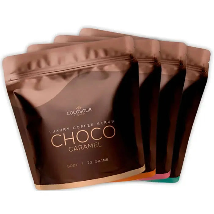 Cocosolis Luxury Coffee Scrub Box Set 4 Pieces - By Mio Perfumería