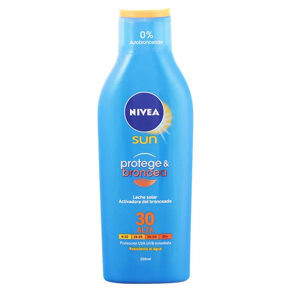 Nivea Sun Protect And Bronze Tan Activating Sun Lotion Spf30 200ml - By Mio Perfumería