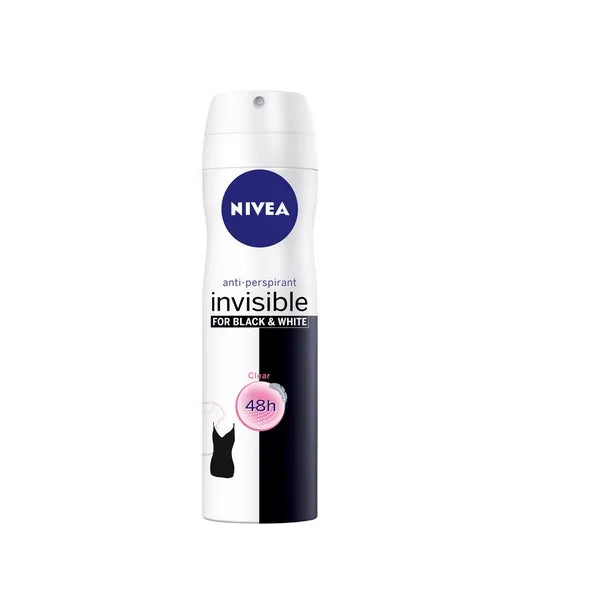 Nivea Invisible For Black And White Clear Spray 200ml - By Mio Perfumería