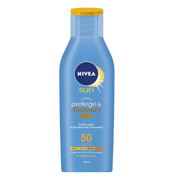 Nivea Sun Protect And Bronze Tan Activating Sun Lotion Spf50 200ml - By Mio Perfumería