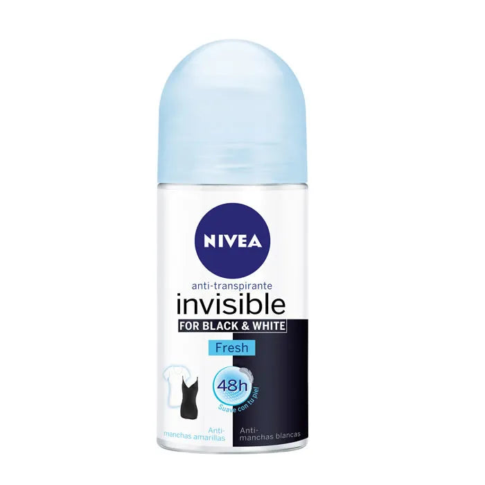 Nivea For Black And White Roll On Fresh 50ml - By Mio Perfumería