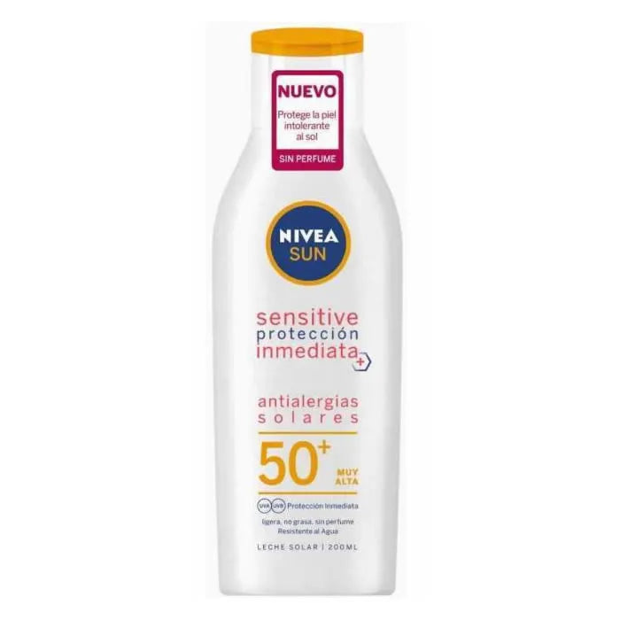 Nivea Sun Sensitive Spf50+ Milk 200ml - By Mio Perfumería