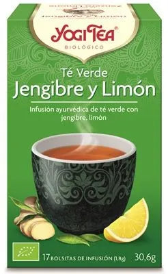 Yogi Tea Te Verde Jengibre y Limon 17 X 1,8g