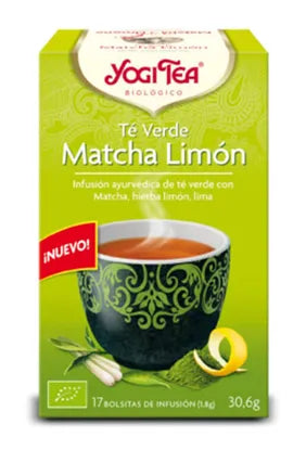 Yogi Tea Te Verde Matcha Limon 17 Filtros X 1,8g
