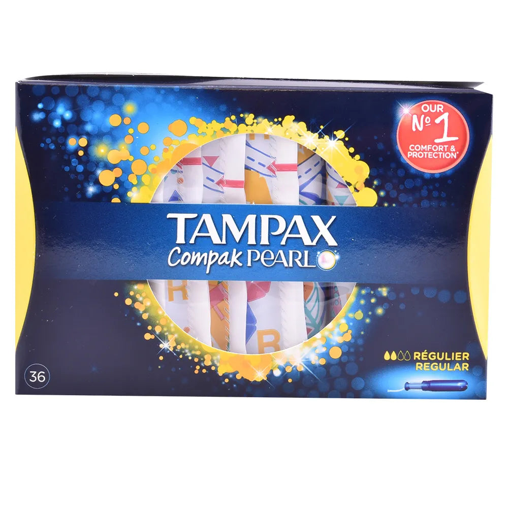 Tampax Pearl Compak Regular 36 Units - By Mio Perfumería