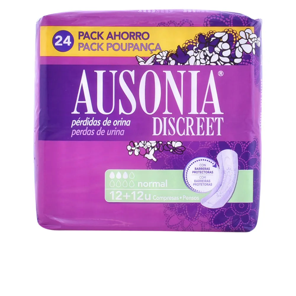 Ausonia Discreet Normal Sanitary Towels 24 Units - By Mio Perfumería