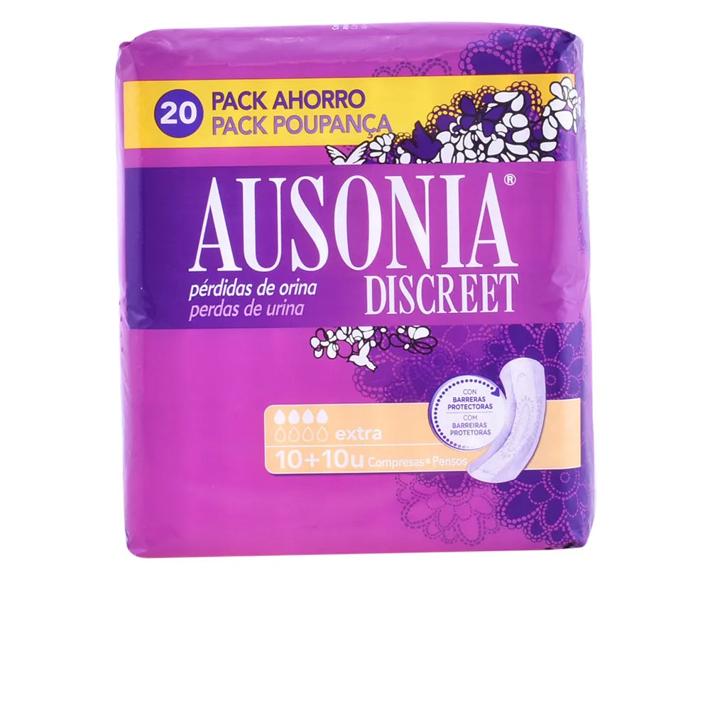 Ausonia Discreet Extra Sanitary Towels 20 Units - By Mio Perfumería