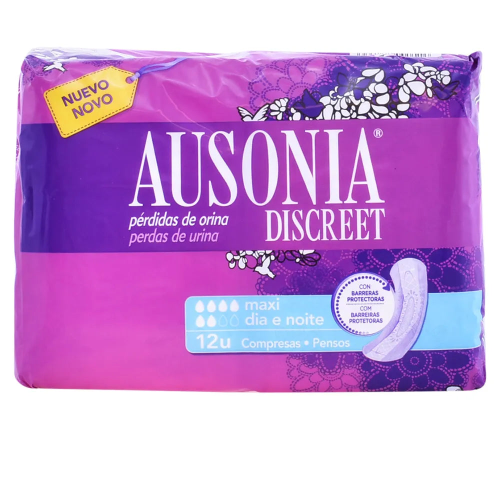 Ausonia Discreet Maxi Sanitary Towels 12 Units - By Mio Perfumería