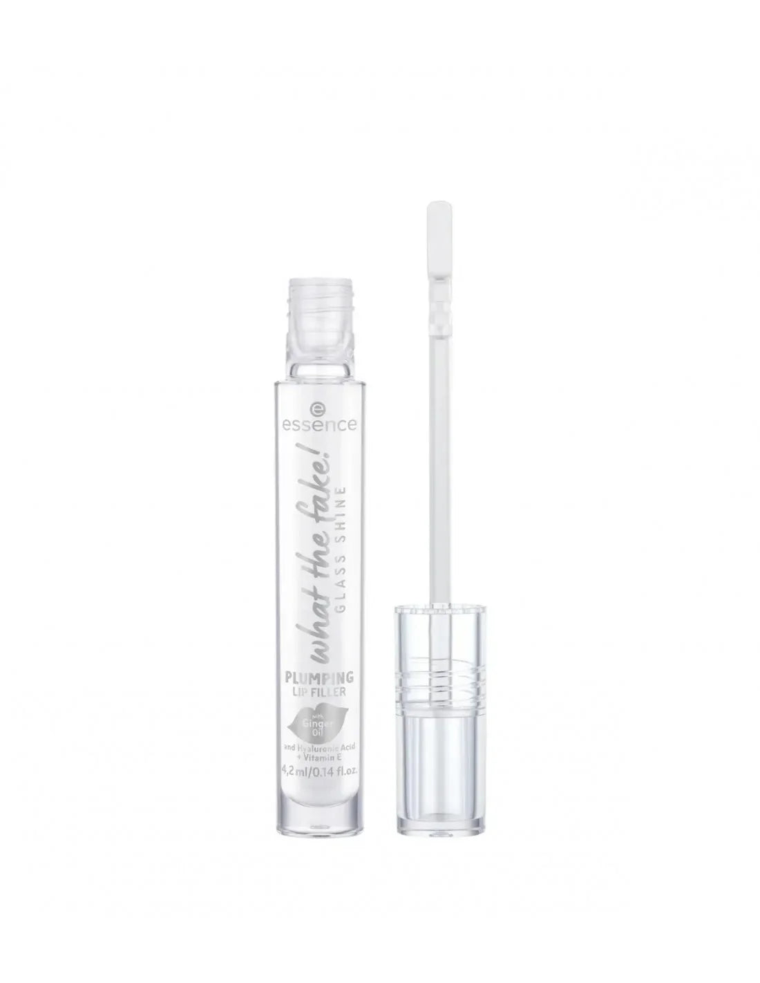Essence Cosmetics What The Fake! Glass Shine Brillo De Labios Voluminizador 01-Oh So Glassy 4,2ml - By Mio Perfumería