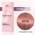 Wella Shinefinity Zero Lift Glaze Tinte 07-59 Strawberry Wine 60ml 1un - By Mio Perfumería