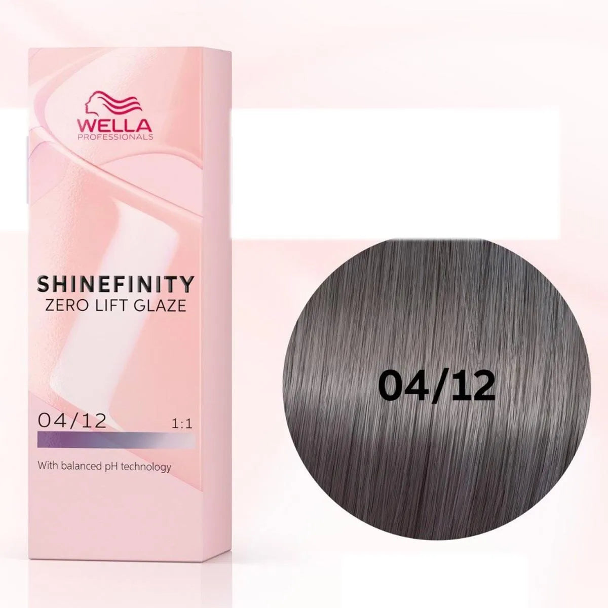 Wella Shinefinity Zero Lift Glaze Tinte 04-12 60ml - By Mio Perfumería
