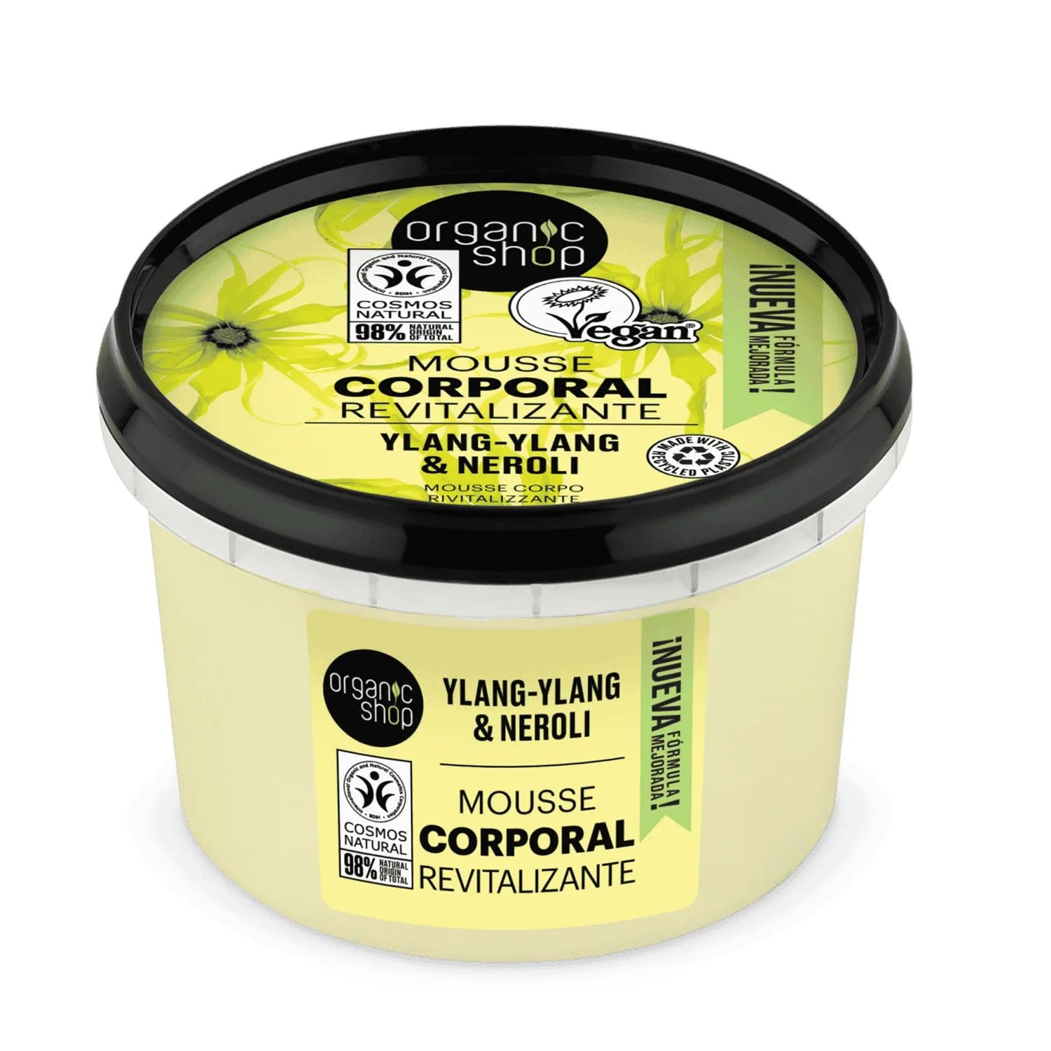 Organic Shop Ylang-Ylang Mousse Corporal Revitalizante 250ml - By Mio Perfumería