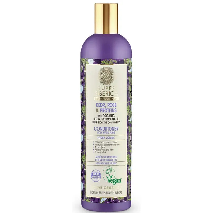 Natura Siberica Hair Conditioner Hydra Volume 400ml - By Mio Perfumería
