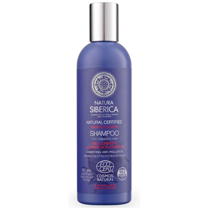 Natura Siberica Natural Certified Anti Pollution Shampoo 270ml - By Mio Perfumería