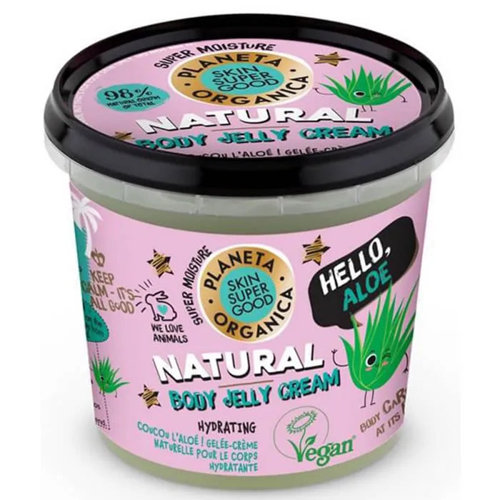 Natura Siberica Hello Aloe Hydrating Body Jelly Cream 360ml - By Mio Perfumería