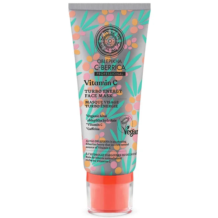 Natura Siberica Turbo Energy Face Mask 100ml - By Mio Perfumería