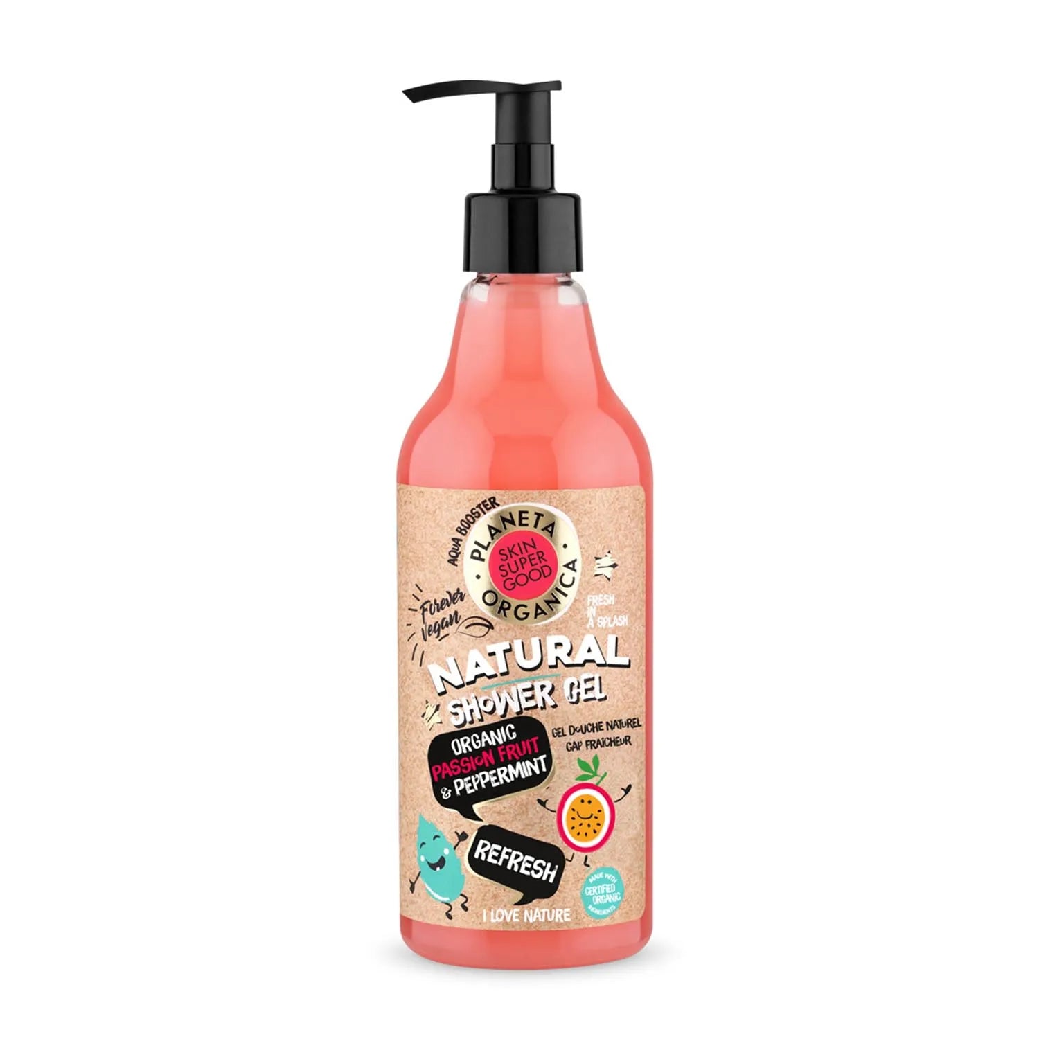 Natura Siberica Skin Super Good Natural Gel De Baño Refresh Refresh 500ml - By Mio Perfumería