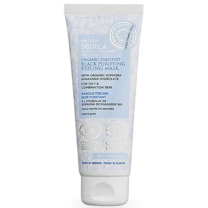 Natura Siberica Black Purifying Peeling Mask 75ml - By Mio Perfumería
