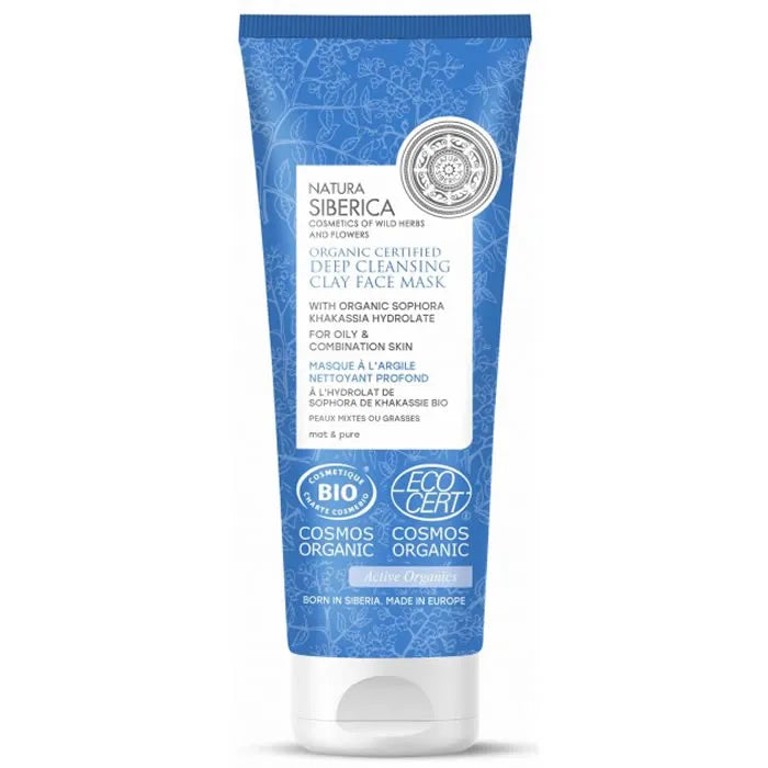 Natura Siberica Deep Cleansing Clay Face Mask 75ml - By Mio Perfumería