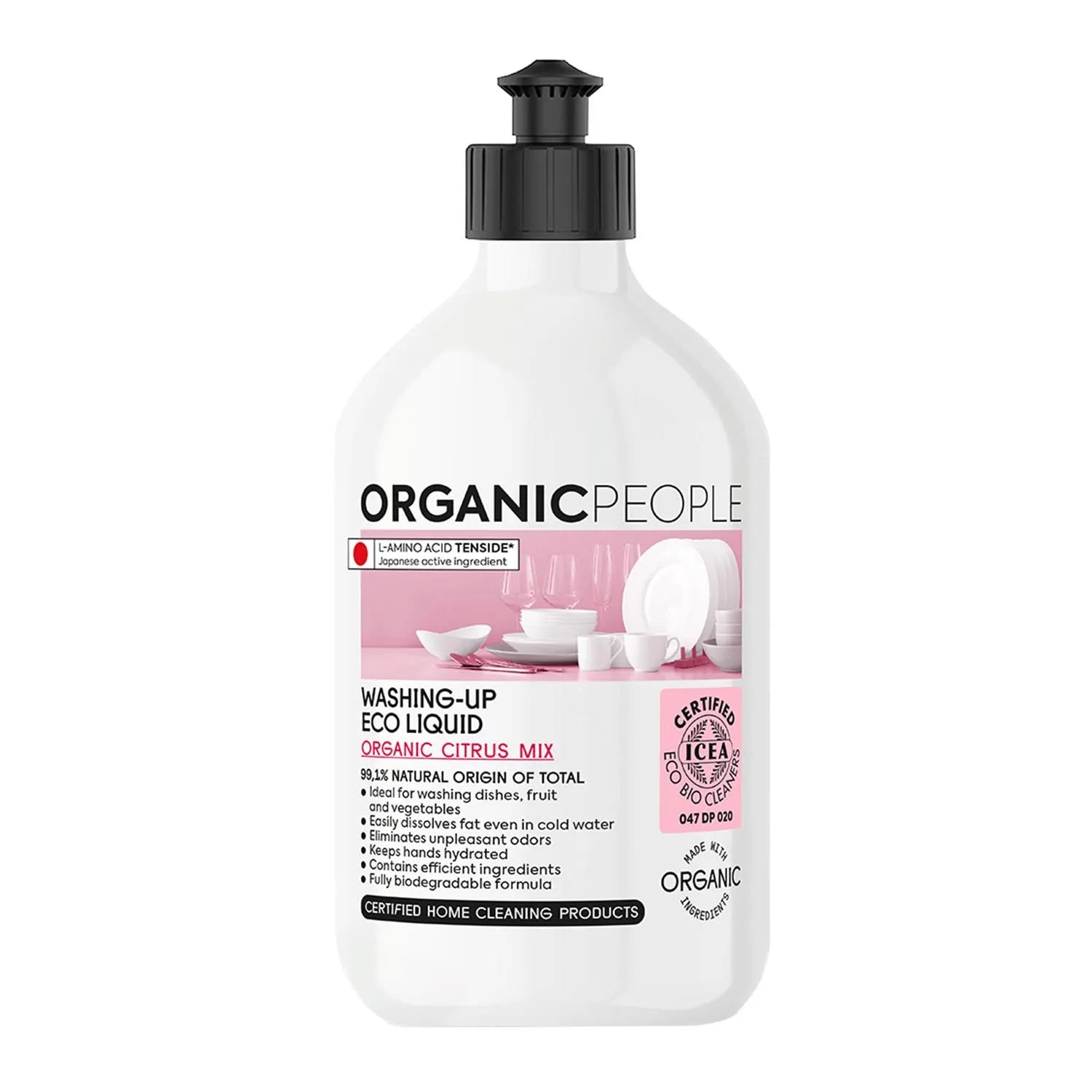 Organic People Organic Citrus Mix Washing-Up Eco Liquid 200ml - By Mio Perfumería