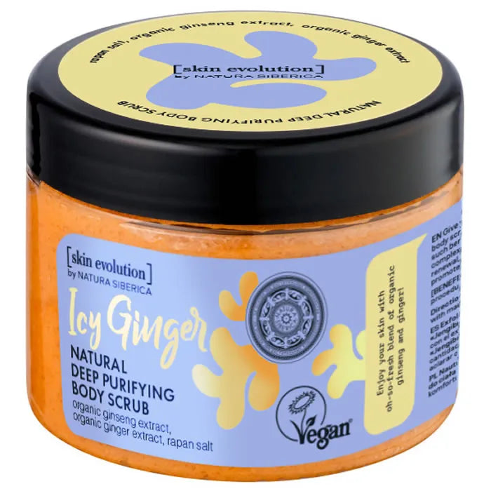 Natura Siberica Natural Deep Purifying Body Scrub Icy Ginger 300ml - By Mio Perfumería
