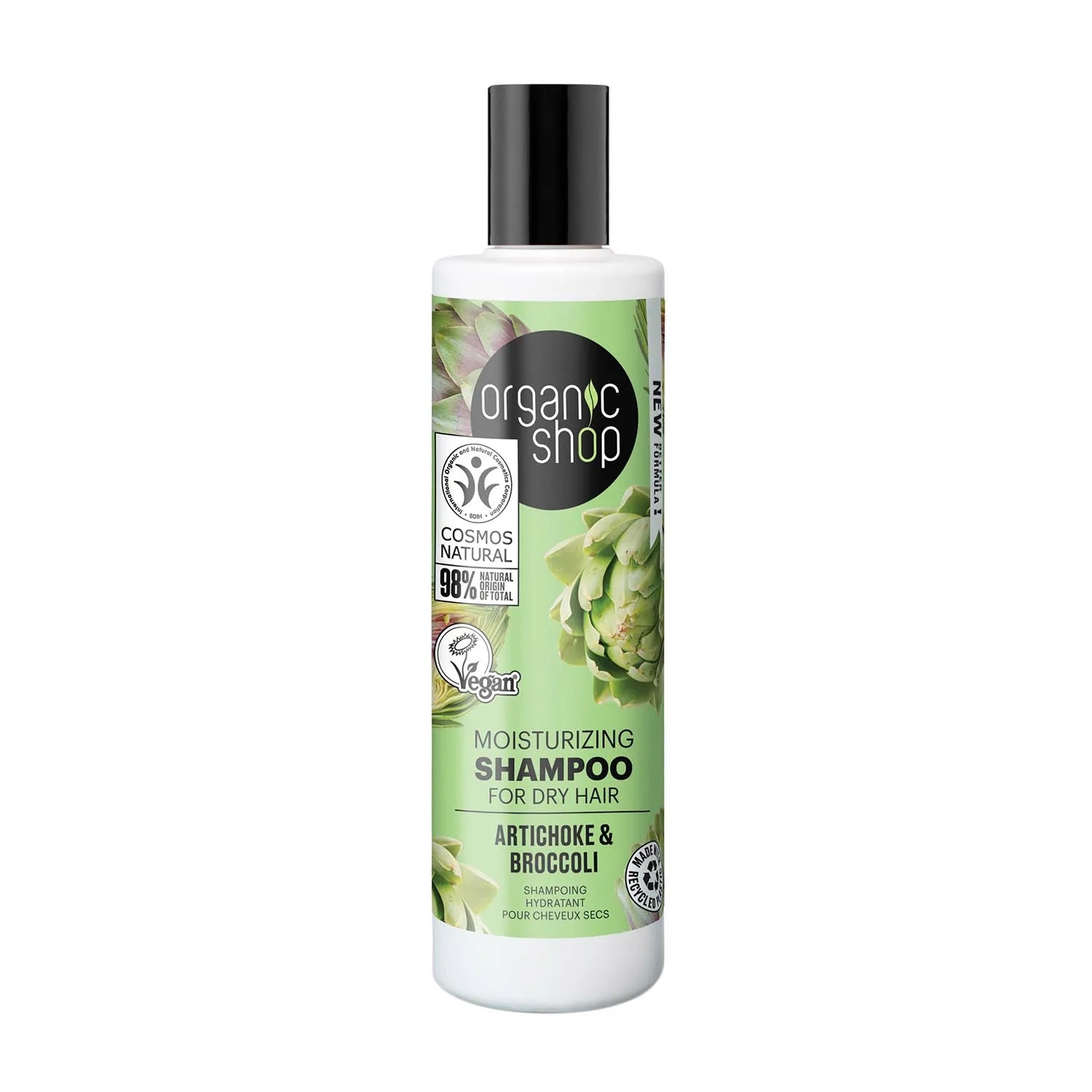 Organic Shop Artichoke Moisturizing Champu Cabello Seco 280ml - By Mio Perfumería