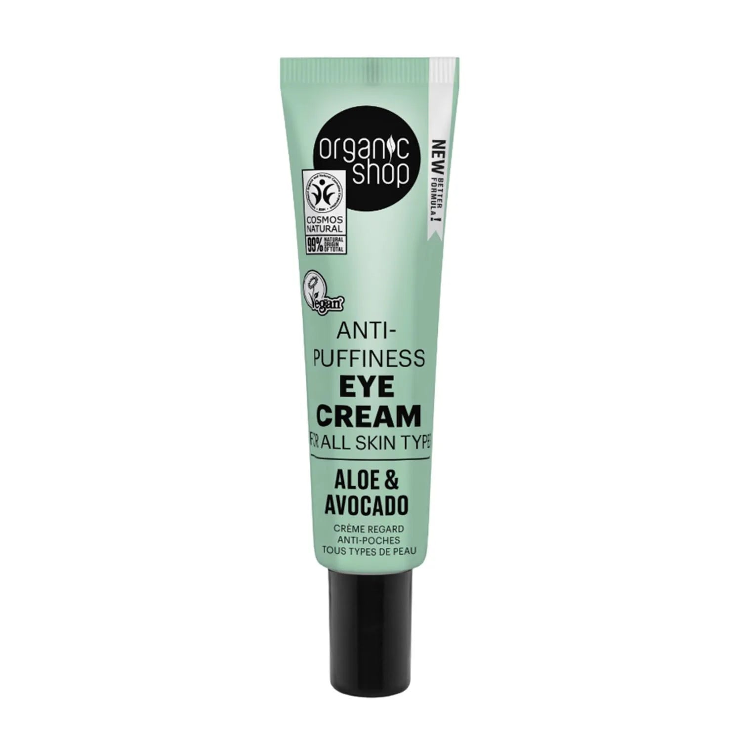 Organic Shop Aloe Crema De Ojos Anti-Puffiness 30ml - By Mio Perfumería