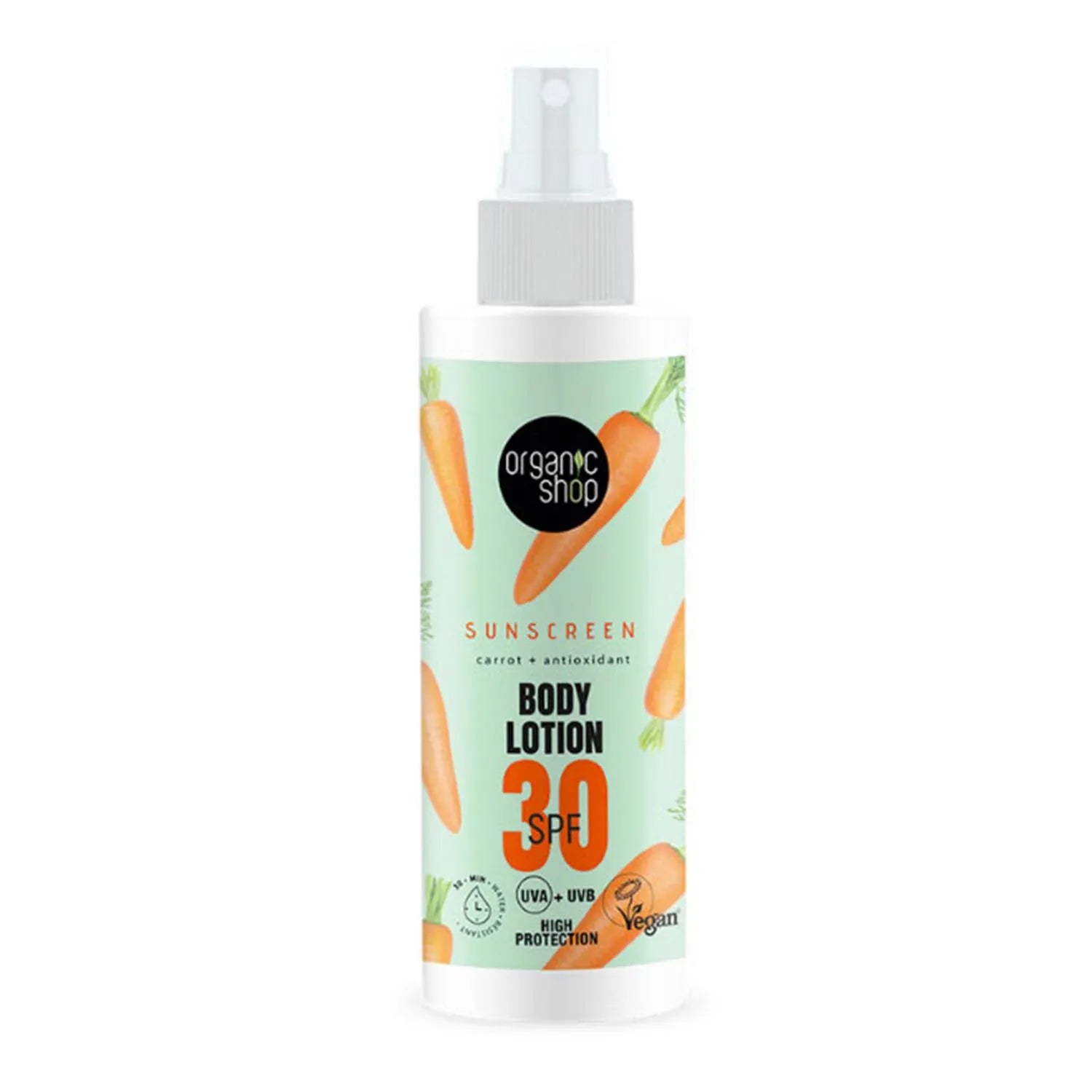 Organic Shop Carrot Locion Corporal Spf30 150ml - By Mio Perfumería