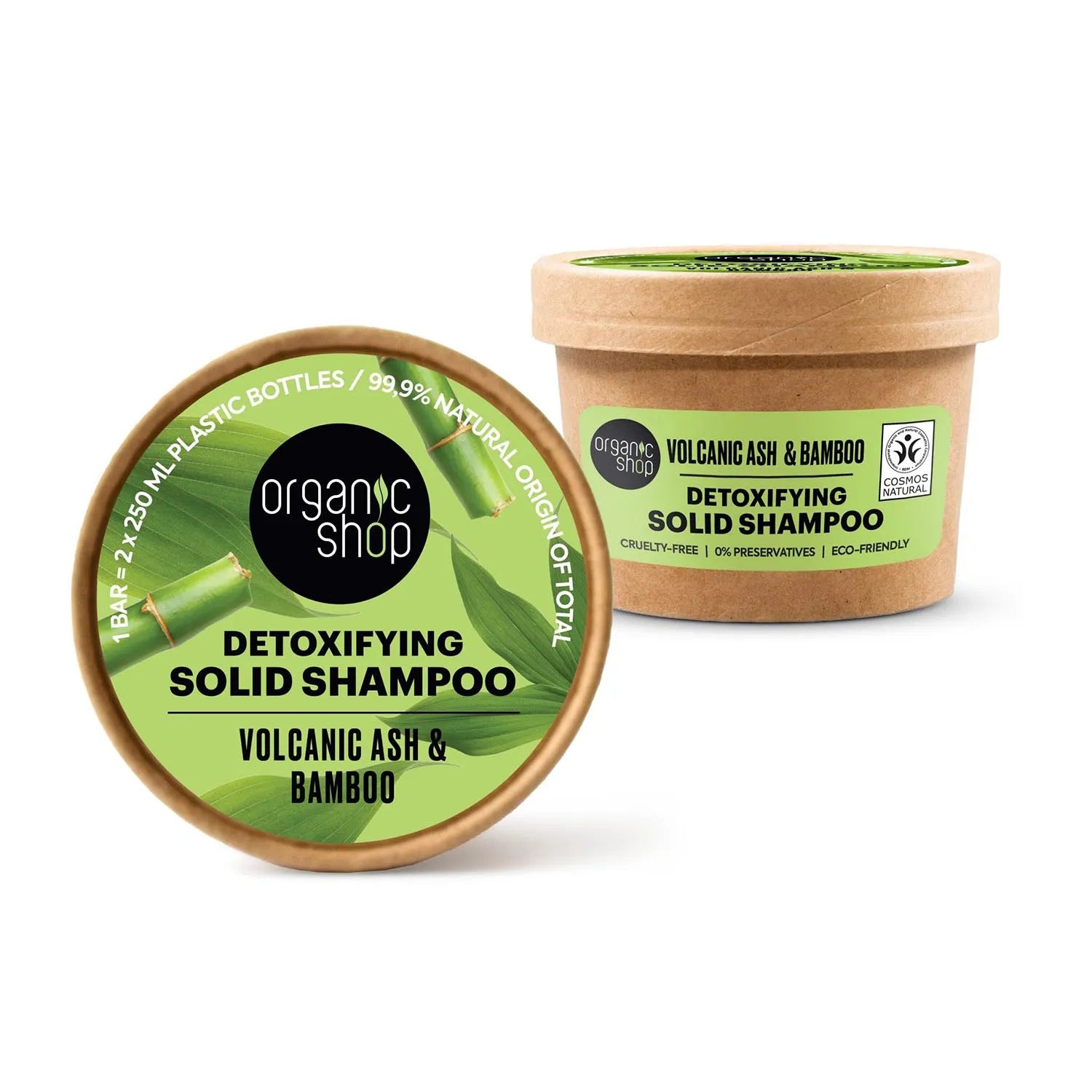 Organic Shop Volcanic Ash Champu Solido Detoxificante 60g - By Mio Perfumería