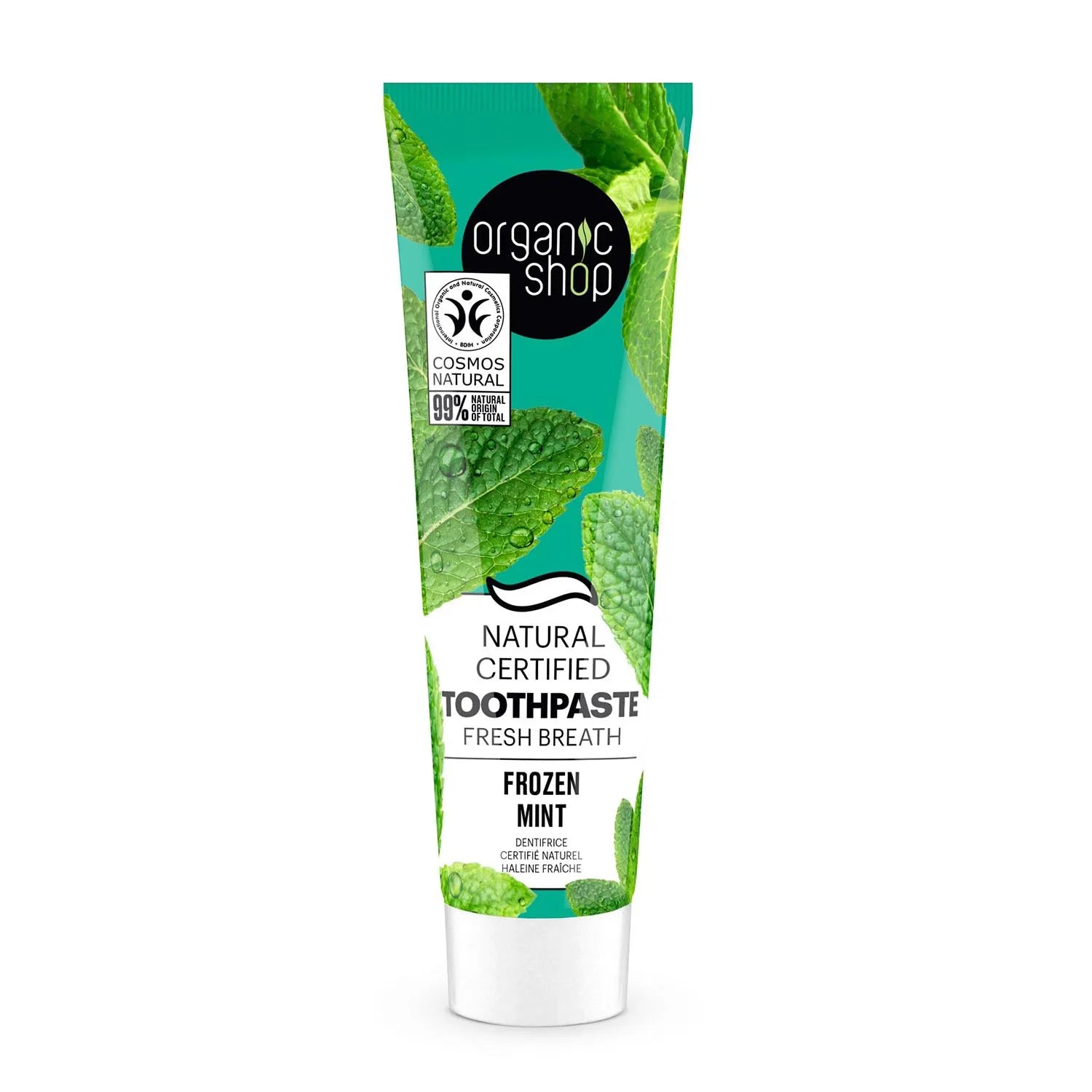 Organic Shop Frozen Mint Dentifrico Fresh Bearth 100g - By Mio Perfumería