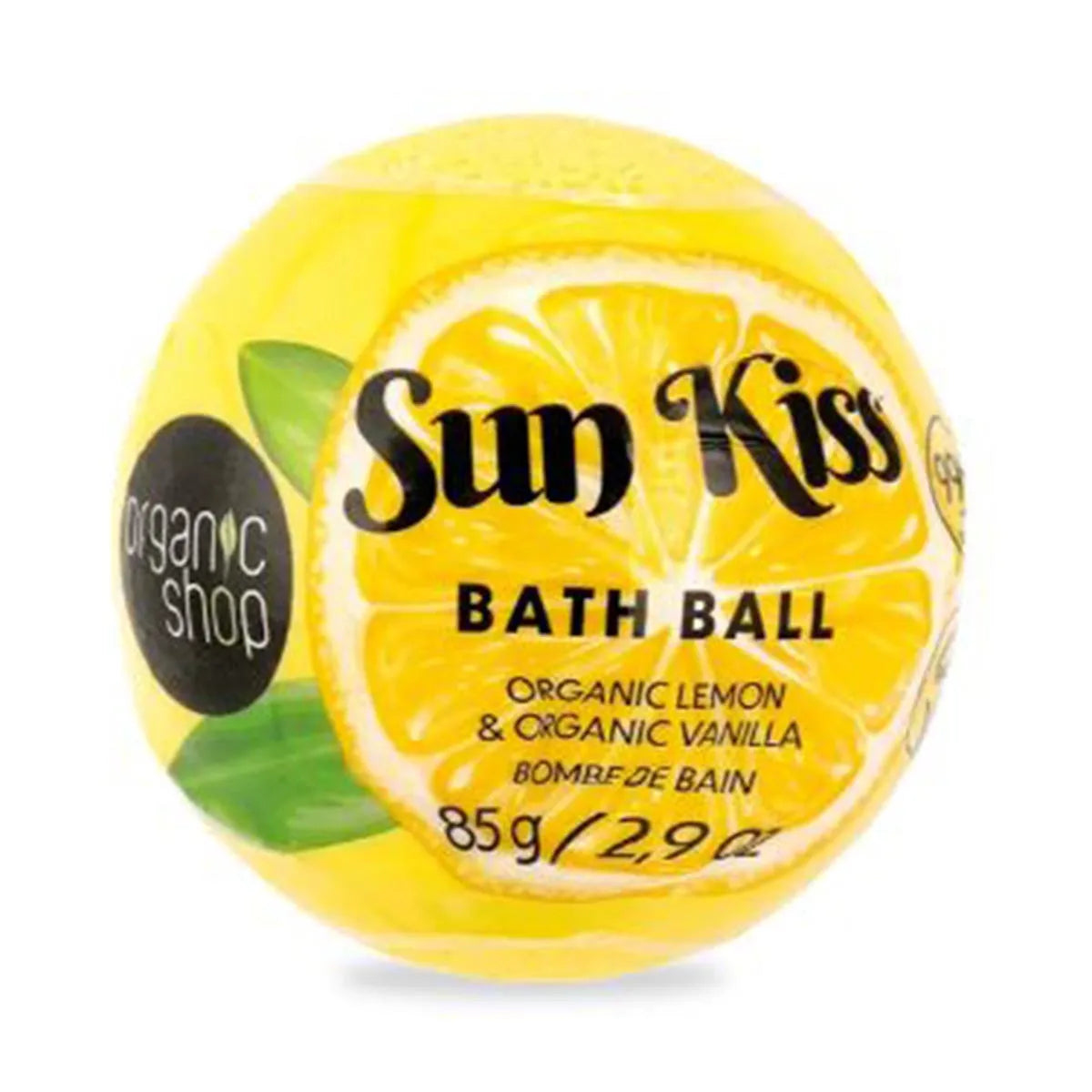 Natura Siberica Sun Kiss Bomba De Baño Organic Lemon 85g - By Mio Perfumería