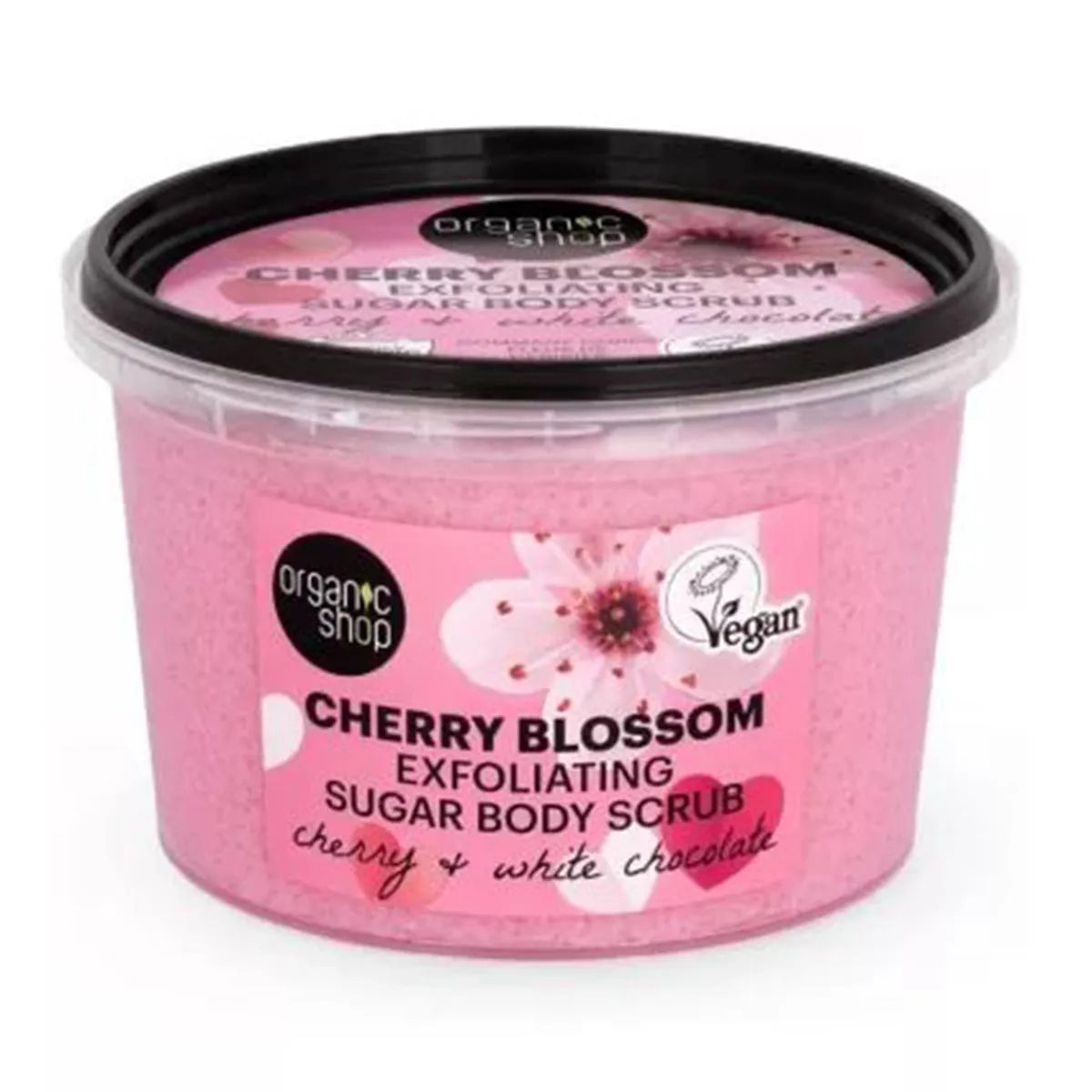 Organic Shop Cherry Blossom Azucar Exfoliante Corporal 250ml - By Mio Perfumería
