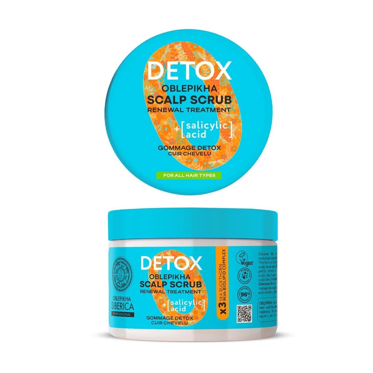 Natura Siberica Oblepikha Detox Exfoliante Acido Salicilico 300ml - By Mio Perfumería