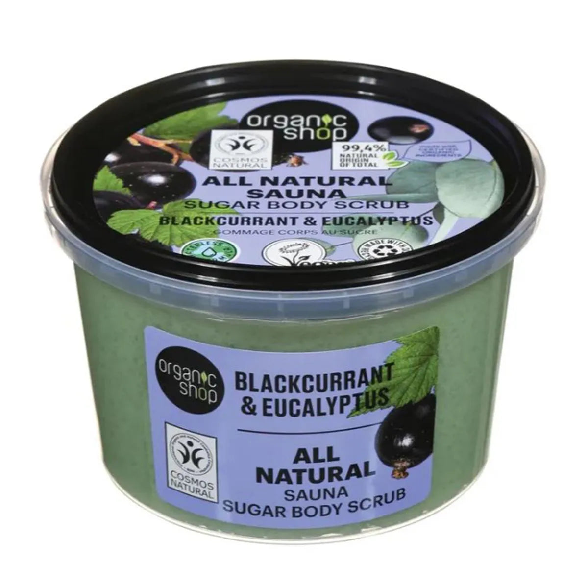 Organic Shop All Natural Sauna Exfoliante Corporal Azucar Grosella 250ml - By Mio Perfumería