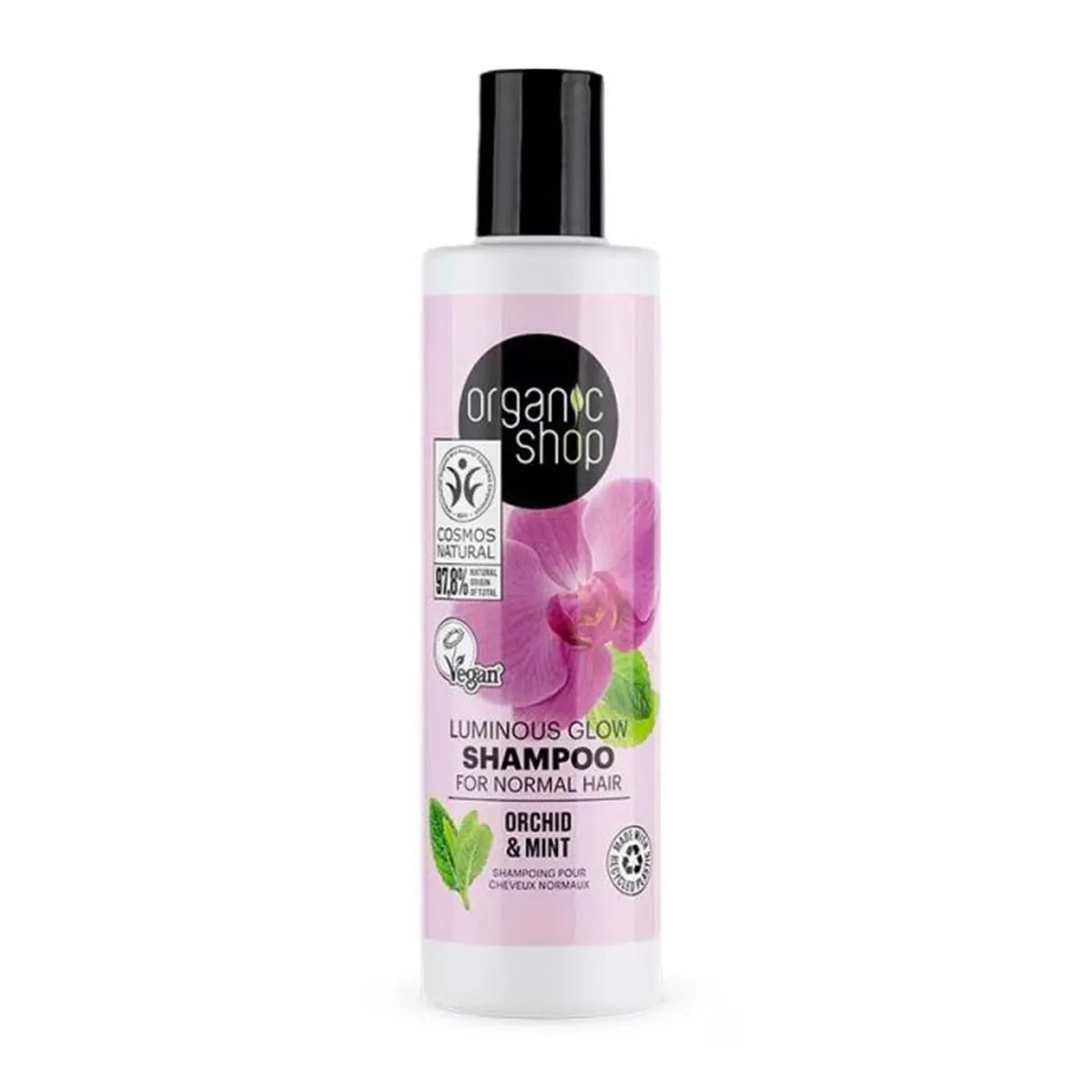 Organic Shop Natura Siberica Orchid y Mint Champu Cabello Normal 280ml - By Mio Perfumería