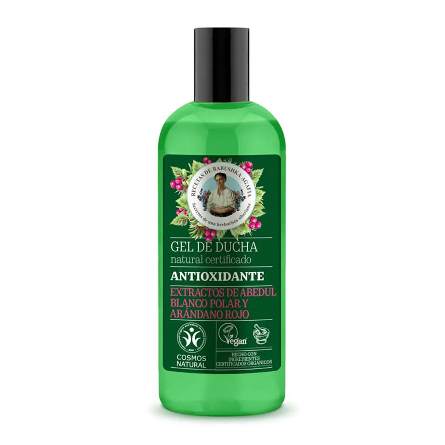 Green Agafia Arandano Rojo Gel De Baño Anti-Oxidante Natural 260ml - By Mio Perfumería