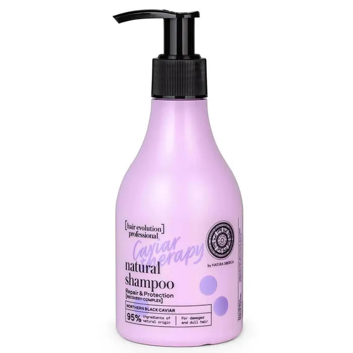 Natura Siberica Natural Shampoo Caviar Therapy Repair And Protection 245ml - By Mio Perfumería