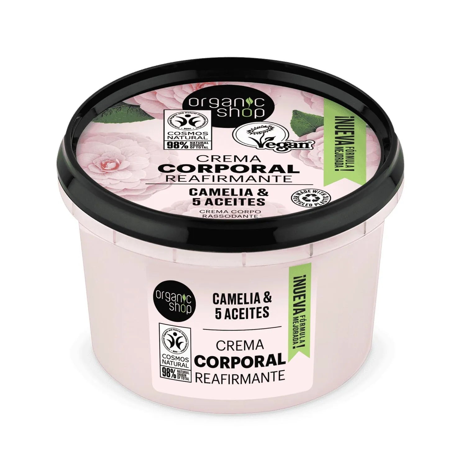 Organic Shop Camelia Japonesa Crema Corporal Reafirmante 250ml - By Mio Perfumería