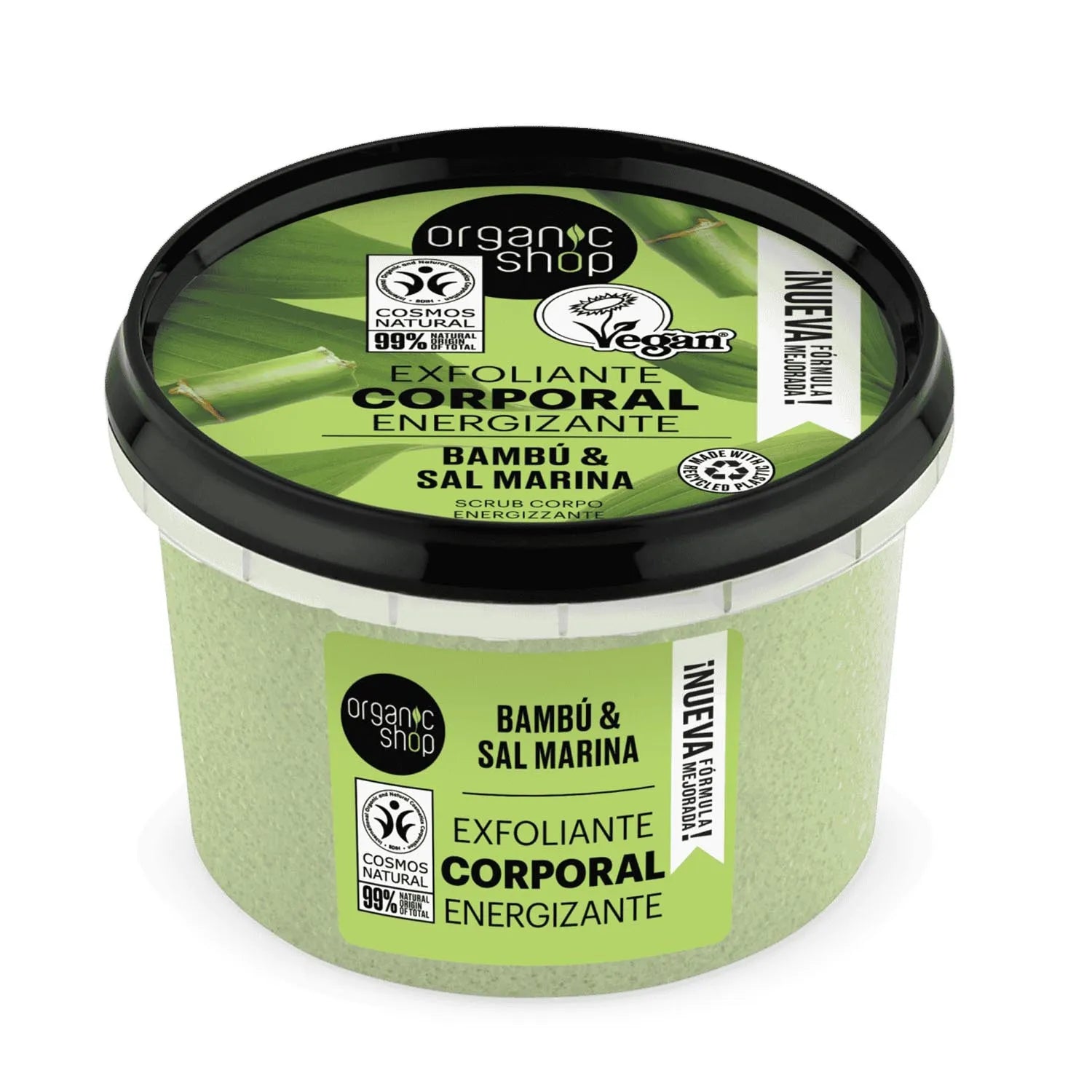 Organic Shop Bambu Exfoliante Exfoliante Corporal Bambu Tropical 1un - By Mio Perfumería