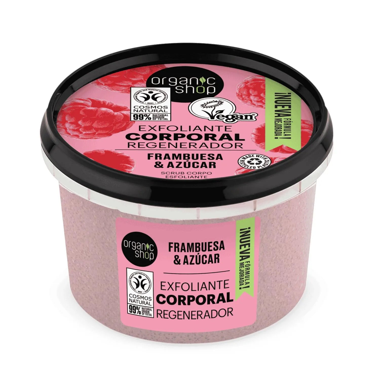 Organic Shop Frambuesa Exfoliante Corporal Frambuesa 250ml - By Mio Perfumería